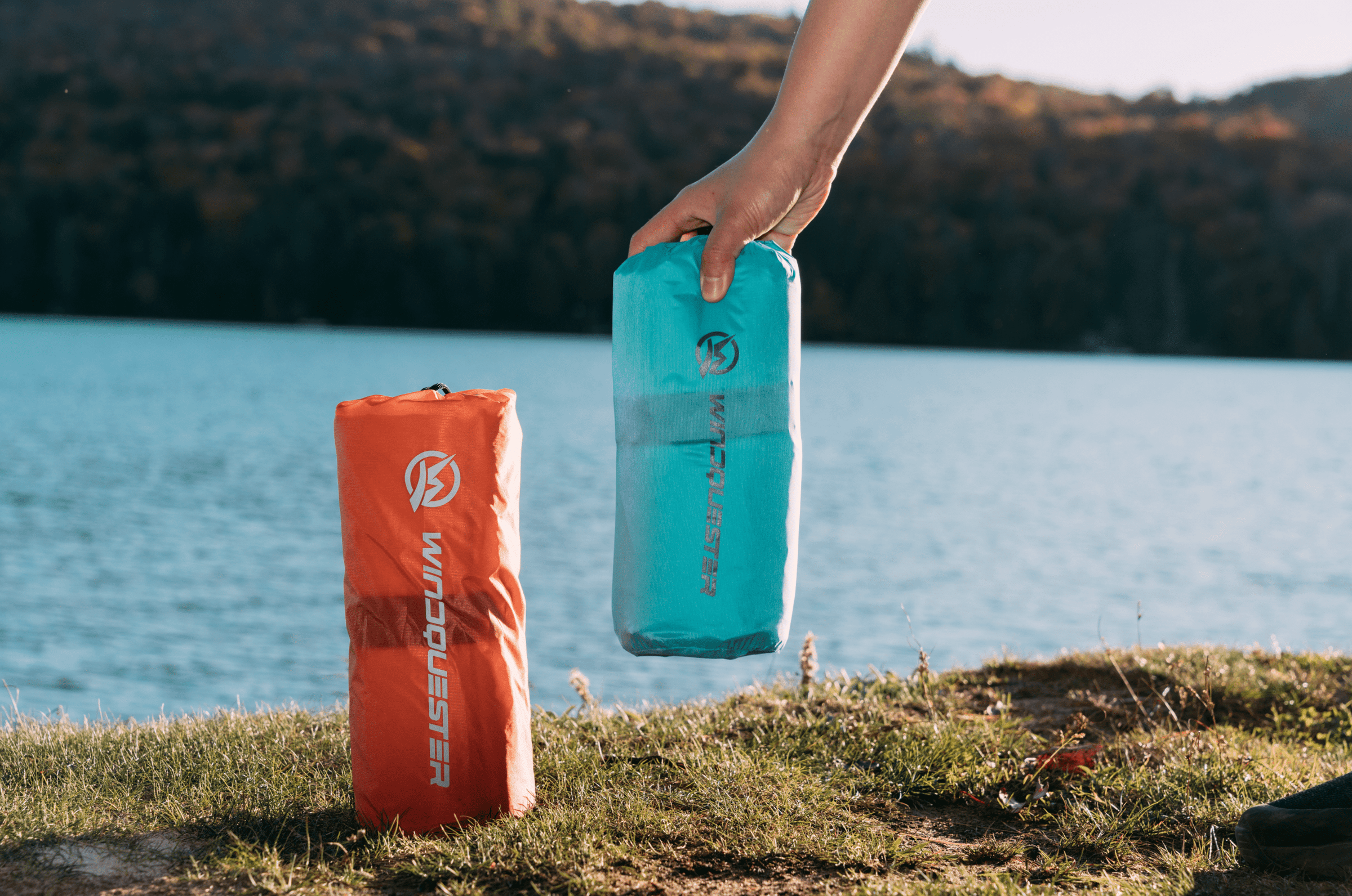 Inflatable sleeping pad - WindQuester