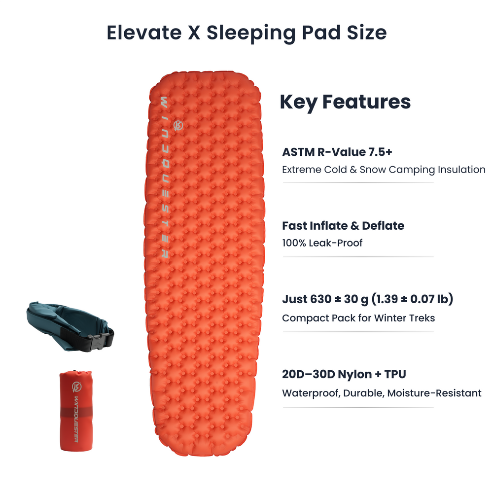 ELEVATE X INFLATABLE | 4-Season Inflatable Sleeping Pad