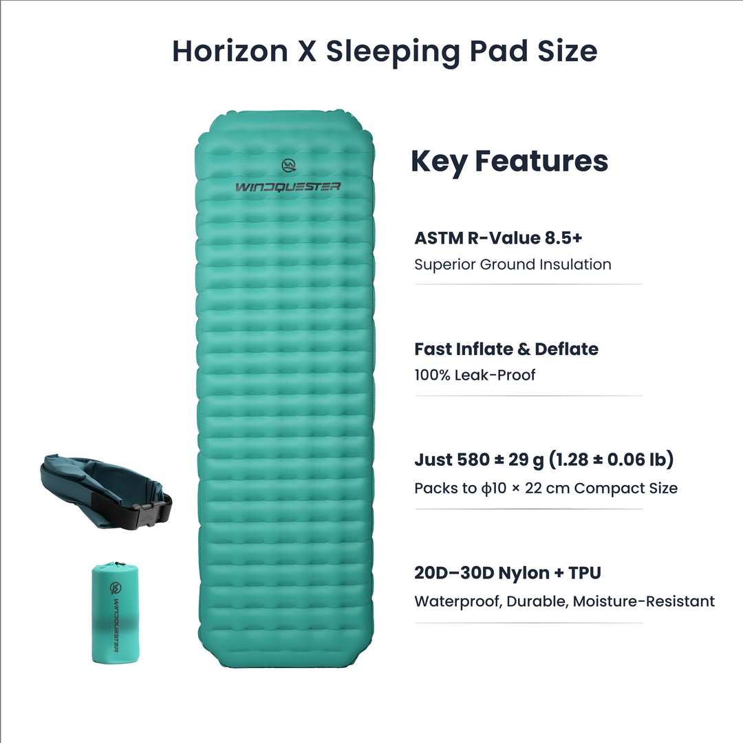 HORIZON X INFLATABLE | 4-Season Inflatable Sleeping Pad