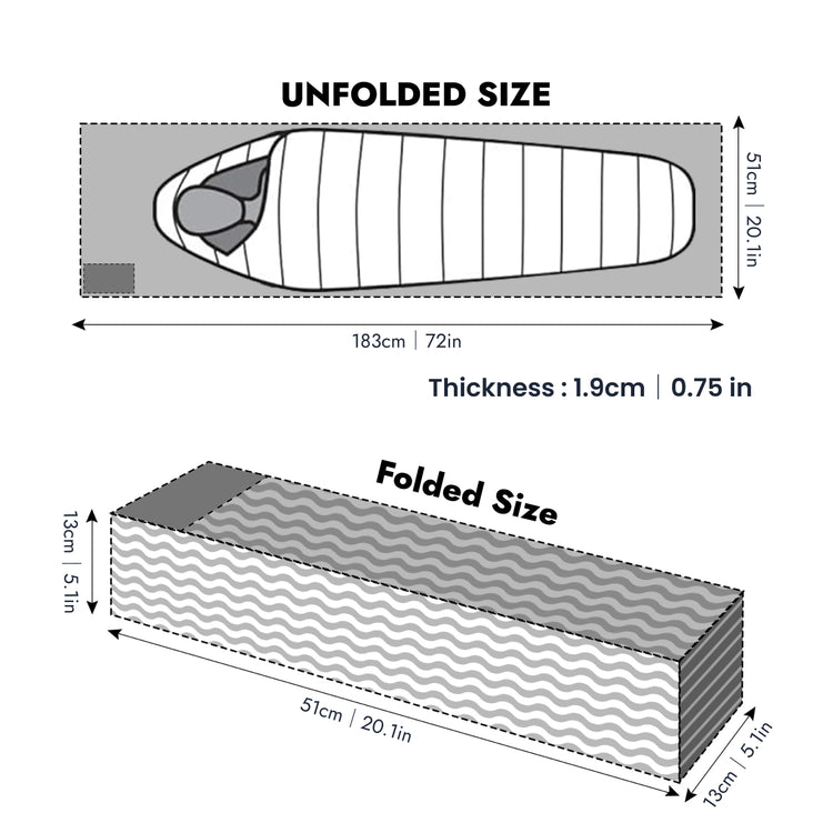Crestora Foam Sleeping Pad