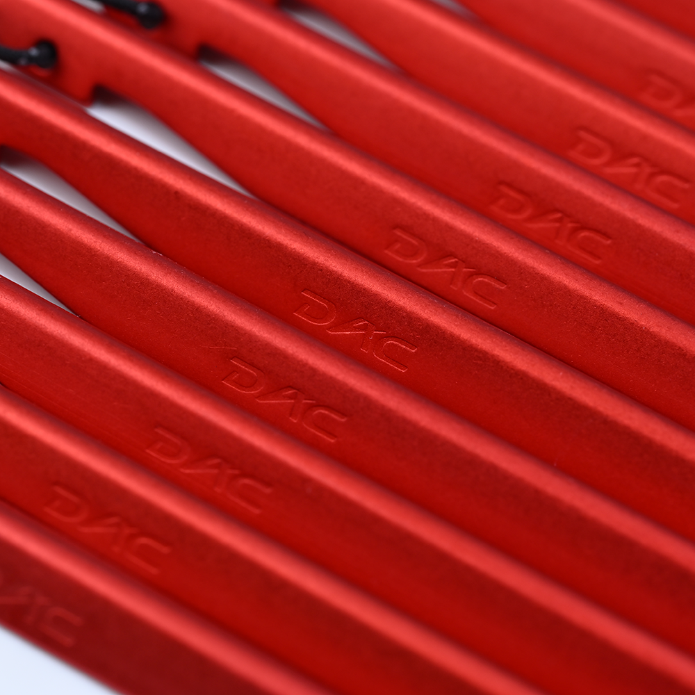 Ultralight Aluminum Tent Stakes (6-Pack) by DAC