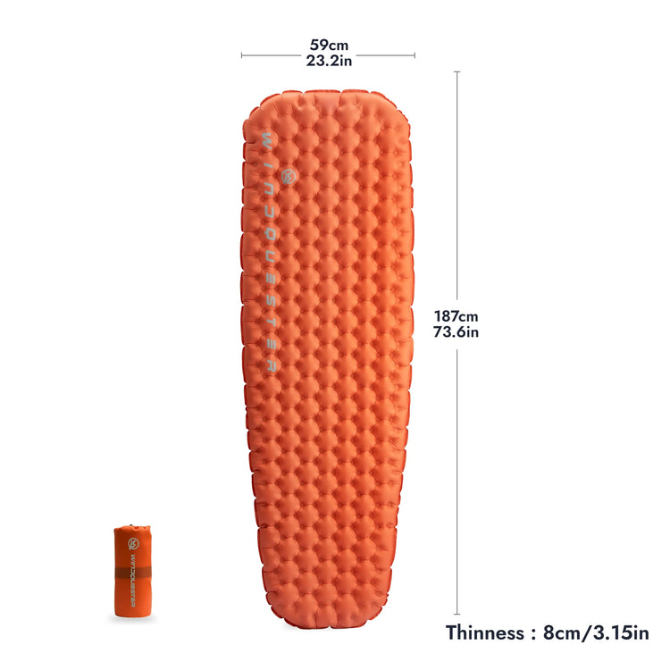 4-Season Inflatable Sleeping Pad | R-Value 7.5 | Elevate X