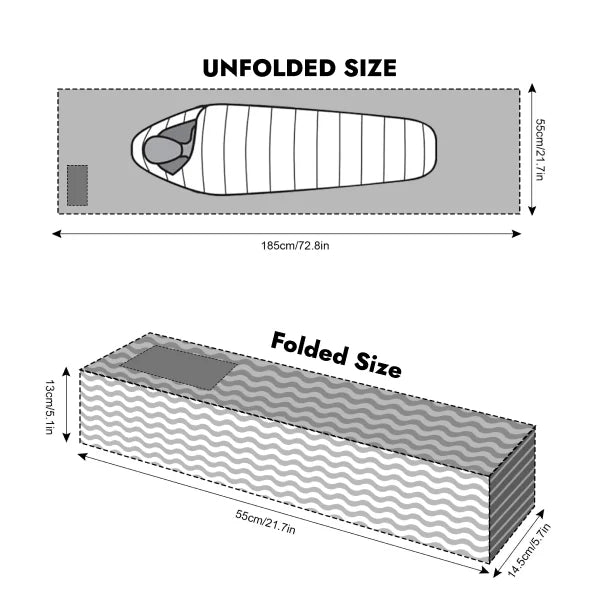 Ultralight Closed-Cell Foam Sleeping Pad｜Horizon X