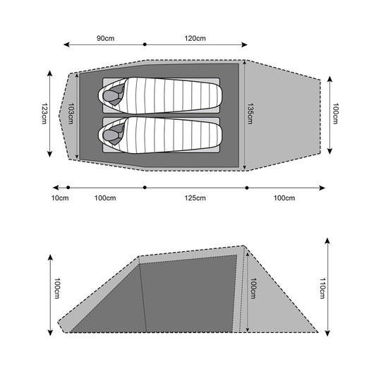 Gale Lite 2 Tunnel  Tent