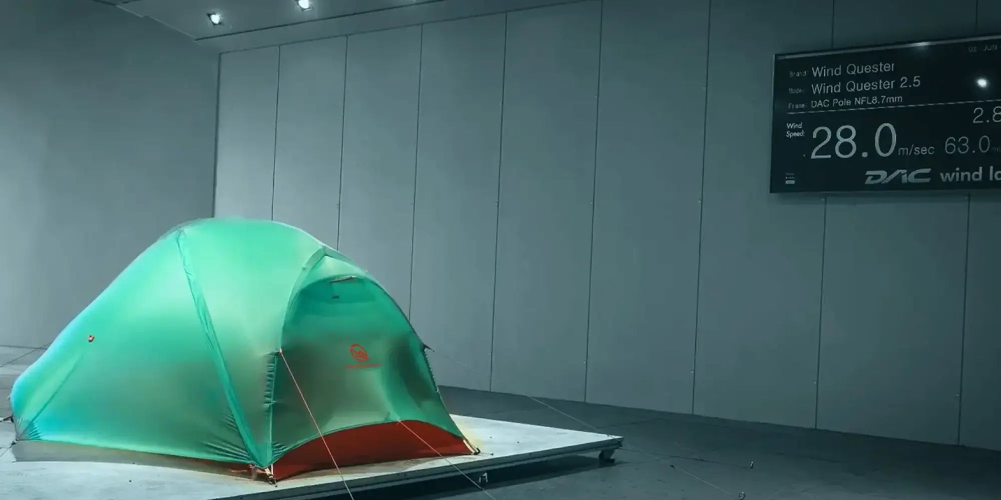 3 lb Tent vs. a Simulated Storm