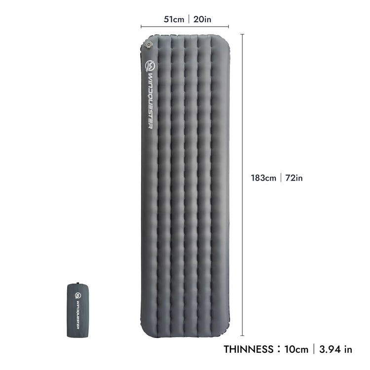 Ultralight Inflatable Sleeping Pad|R-Value 6.4|Nivora X