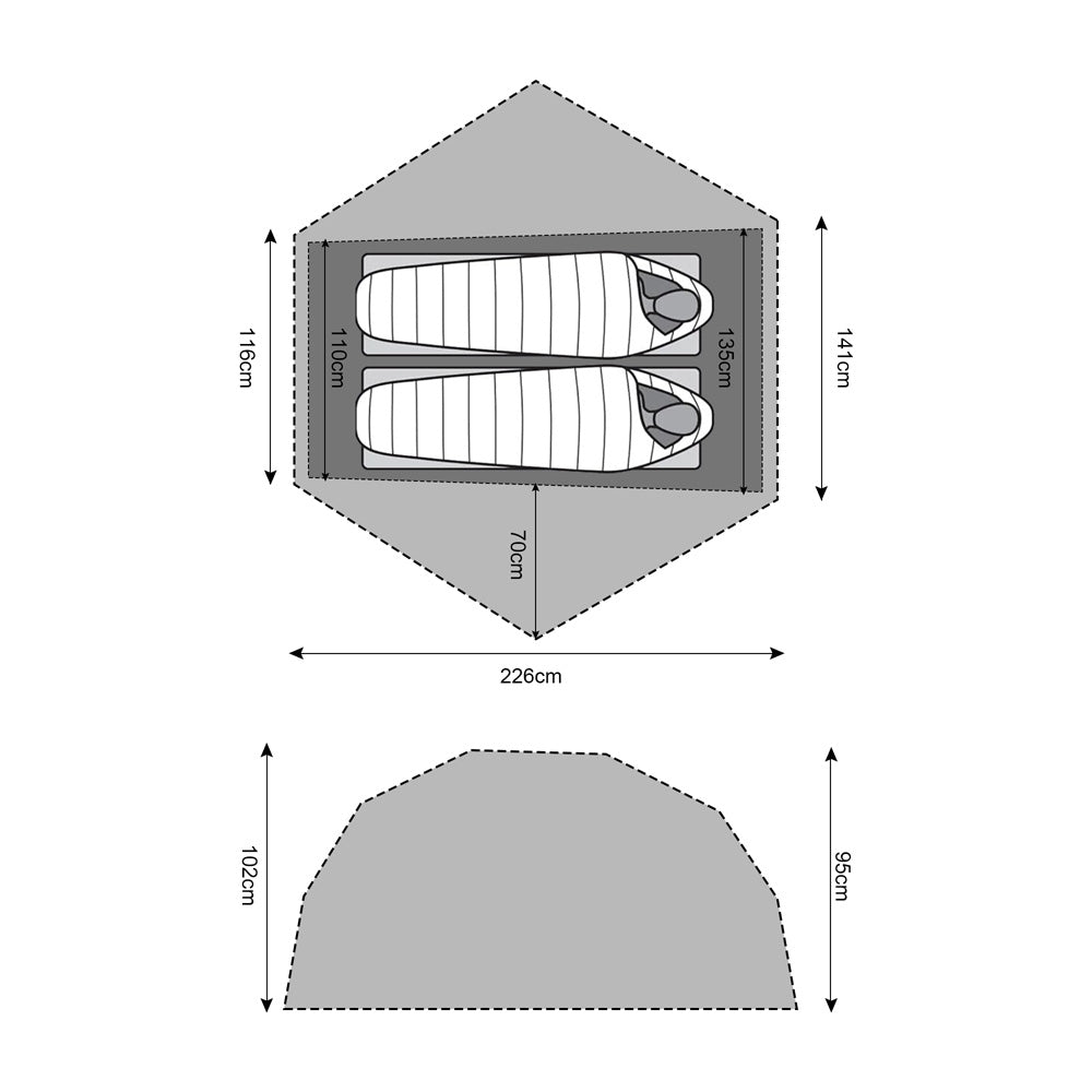 Ultralight outdoor gear - windquester