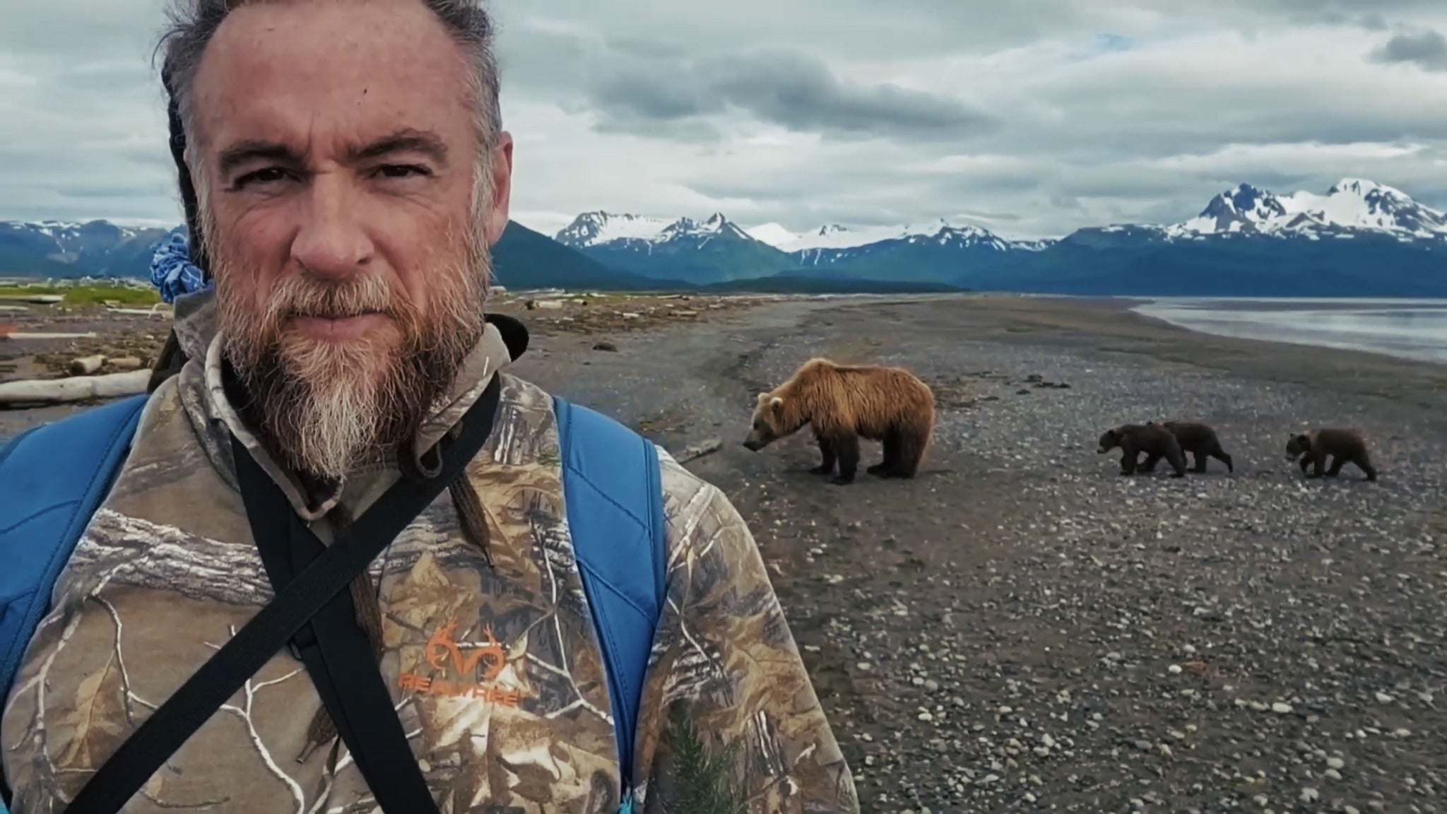 Jason Shute in bear country